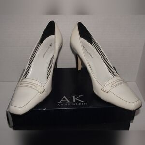 Anne Klein Elegant White Heels